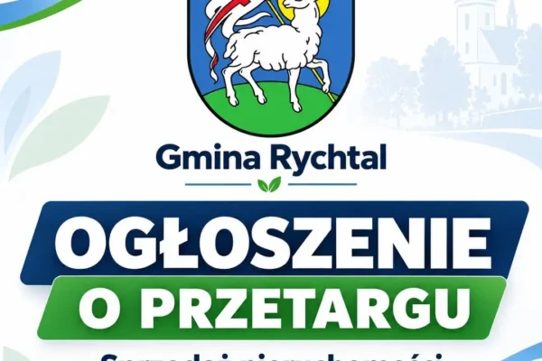 Gmina Rychtal sprzedaje działki w Drożkach – przetarg 6 listopada
