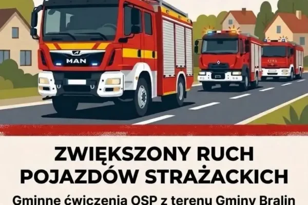 Ćwiczenia strażackie w Chojęcinie – mieszkańcy nie muszą się obawiać