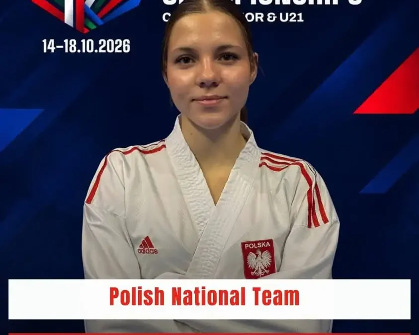 Julia Sasin z ZSP nr 1 w Kępnie na Mistrzostwach Świata w Karate