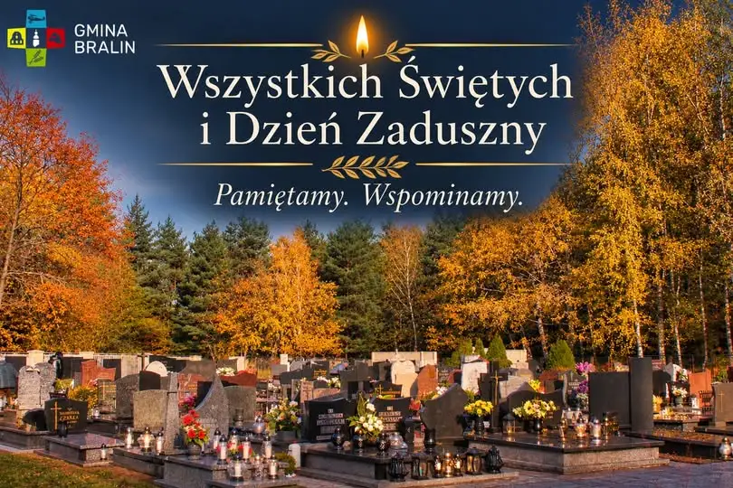Władze gminy Bralin odwiedziły cmentarze przed Wszystkich Świętych