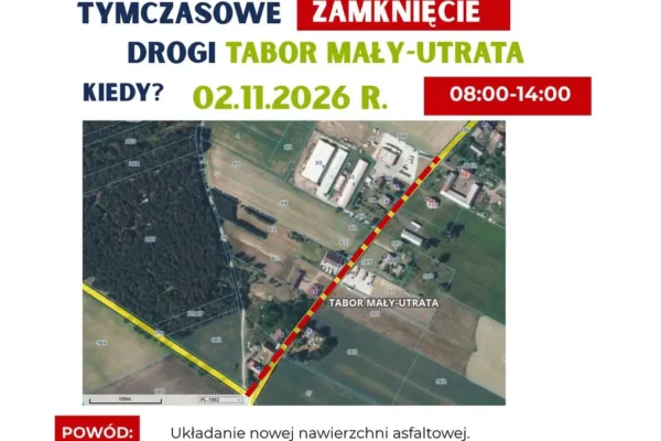 Remont w Taborze Małym-Utrata: droga nieprzejezdna 2 listopada