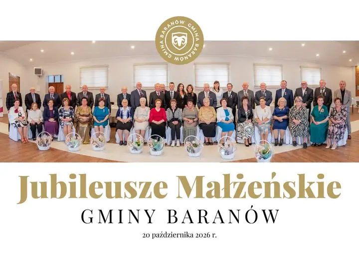 Złote gody w gminie Baranów – 50, 60 i 65 lat razem