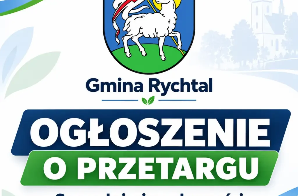 Przetarg na działki budowlane w Drożkach – Gmina Rychtal zaprasza